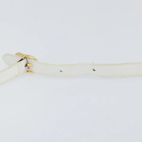 GUCCI Micro GG Supreme Shoulder Bag PVC White Gold 001 406 0259 Auth 146962 - Picture 9 of 16